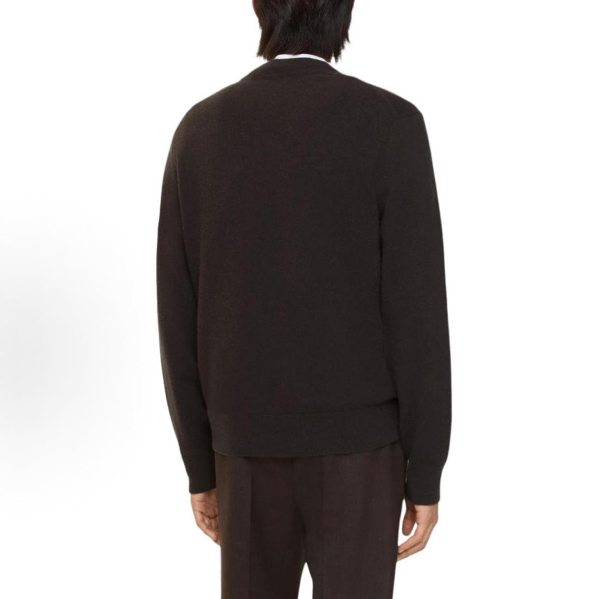 Burberry Crewneck Knit Sweater –Scorched brown
