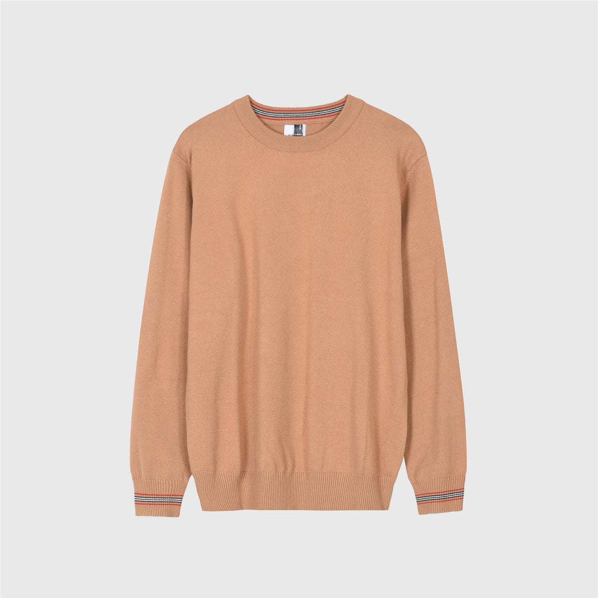 Burberry Crew Neck Knit Sweater – Camel