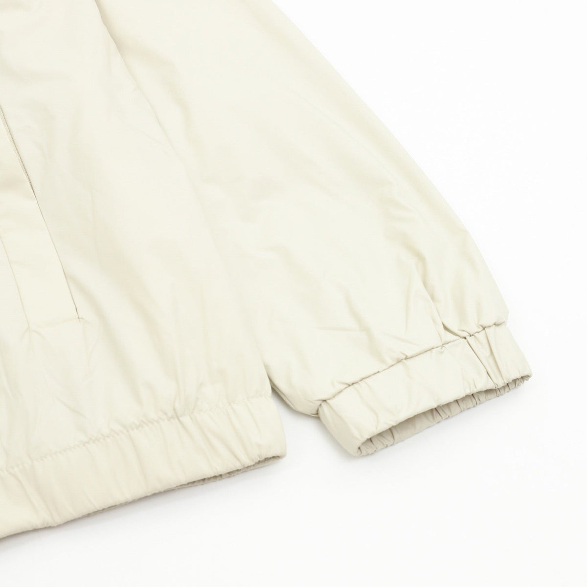 Moncler Unisex Lightweight Hooded Windbreaker Off-White