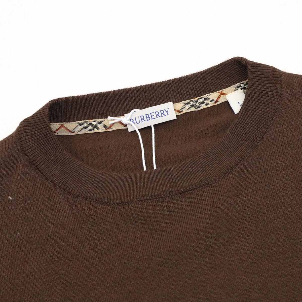 Burberry Crewneck Knit Sweater –Scorched brown