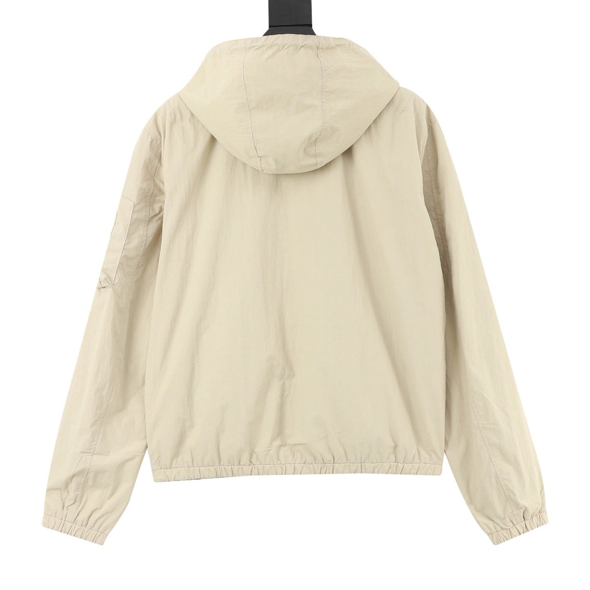 Louis Vuitton Reversible Hooded Windbreaker Unisex Full Zip Light Jacket Beige Outer with Monogram Lining