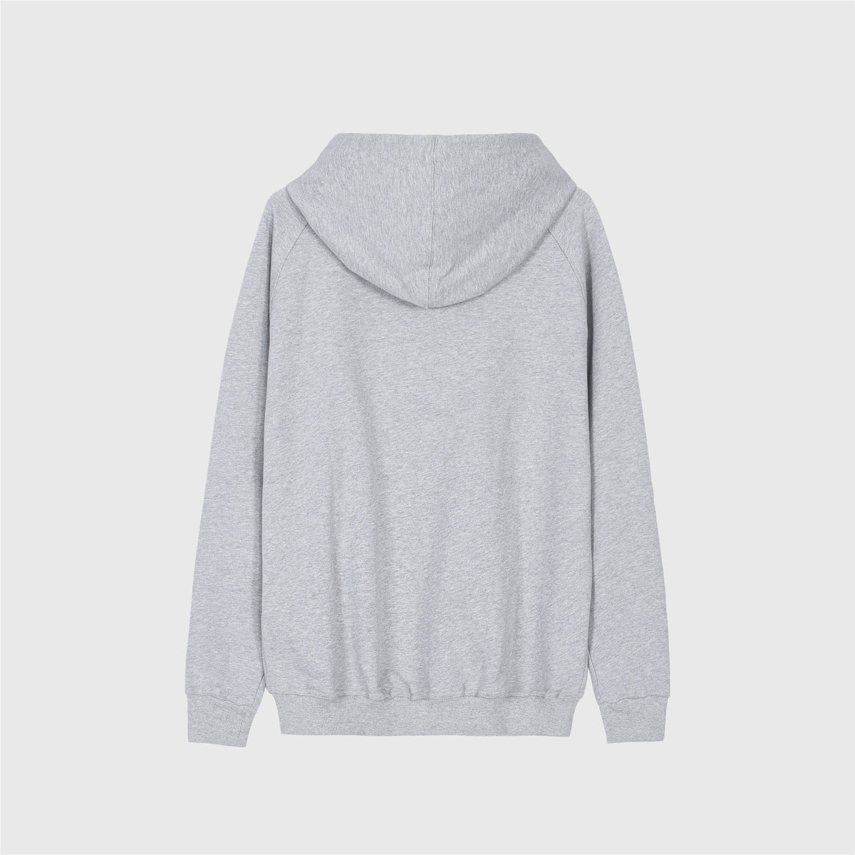 Burberry Heather Grey B Square Patch Zip Up Hoodie Vintage Check Hood Lining Unisex