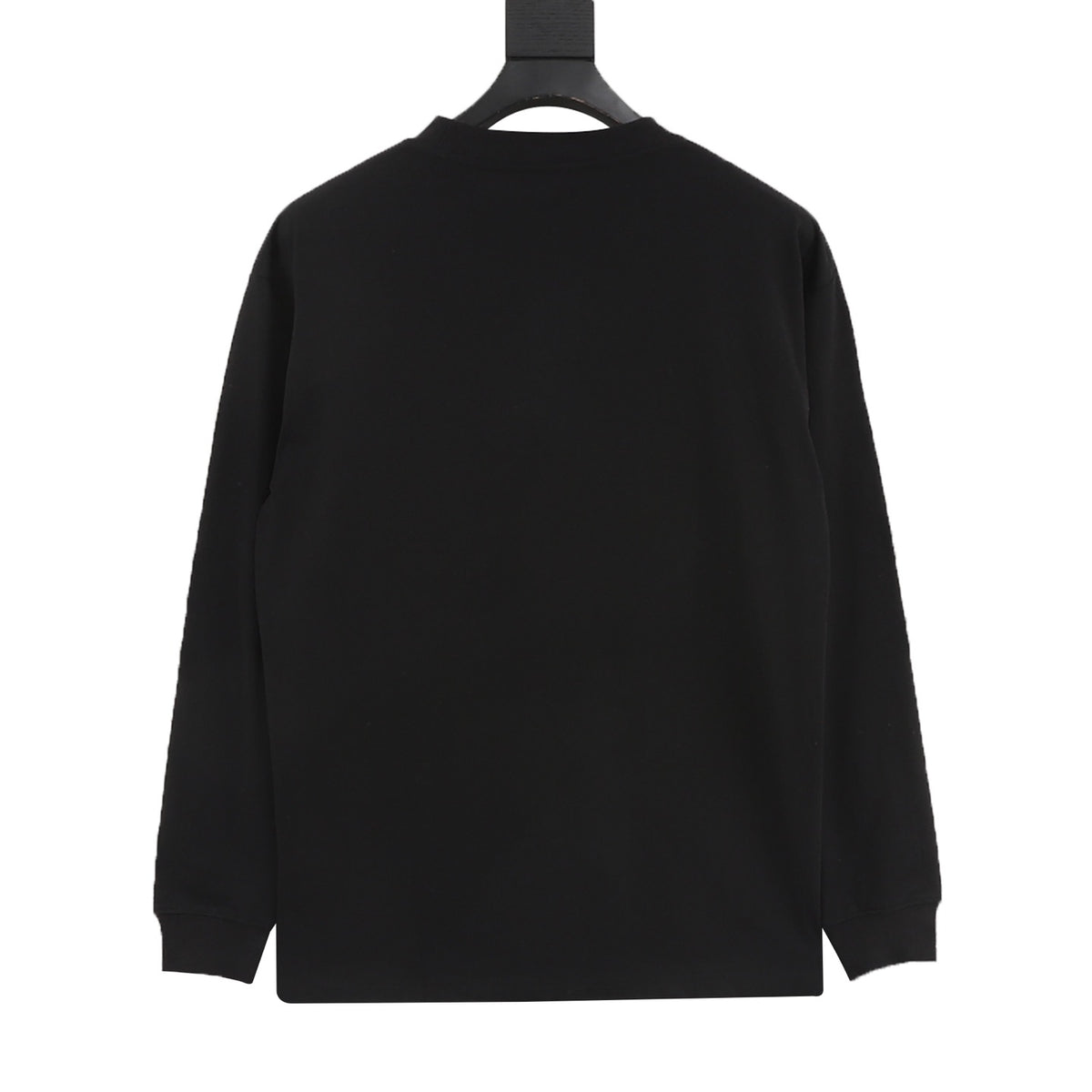 Dior Chest Tag Logo Long Sleeve T-shirt Unisex Christian Dior Label Casual Tee
