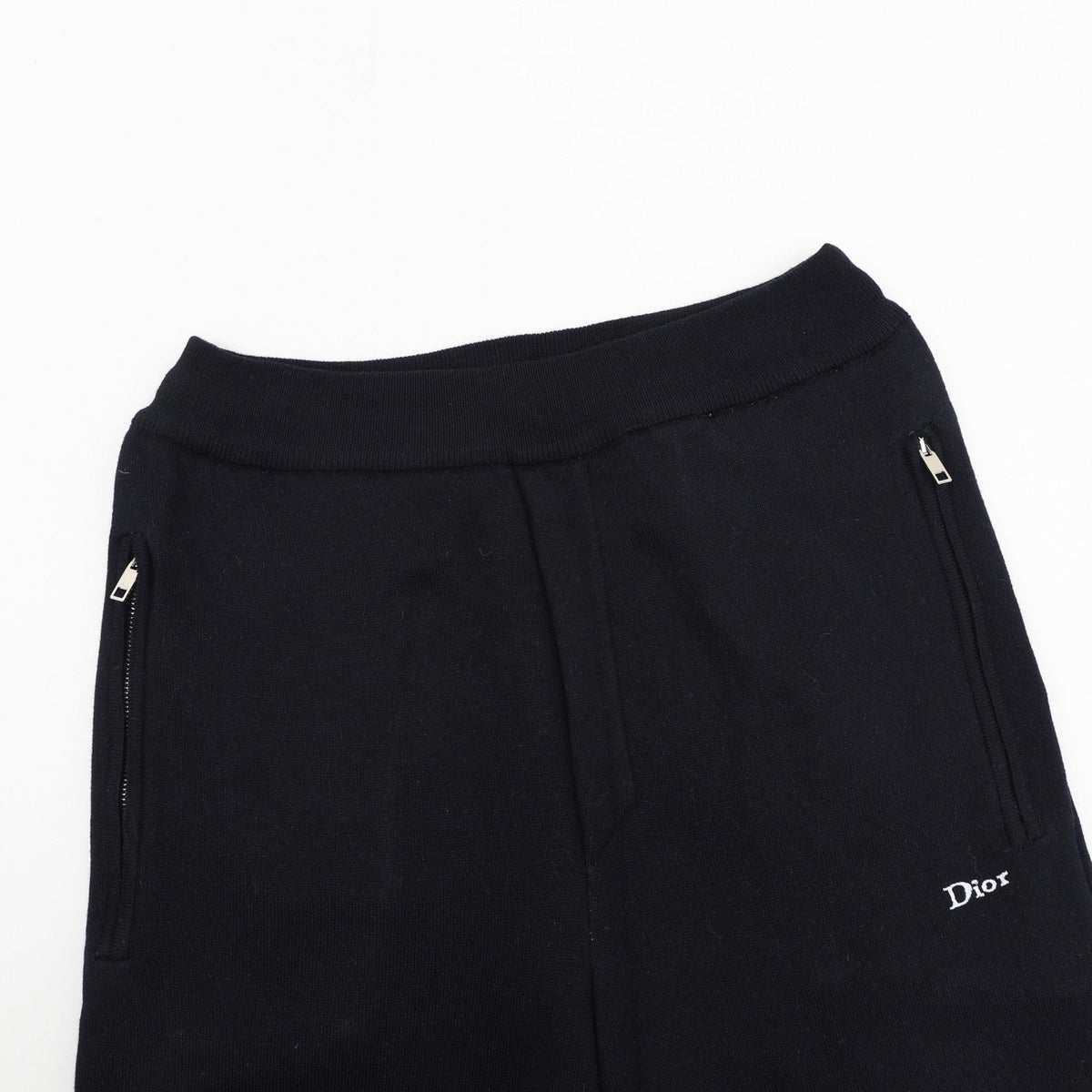 Dior Embroidered Logo Relaxed Fit Track men's Pants Premium Cotton Jogger Black