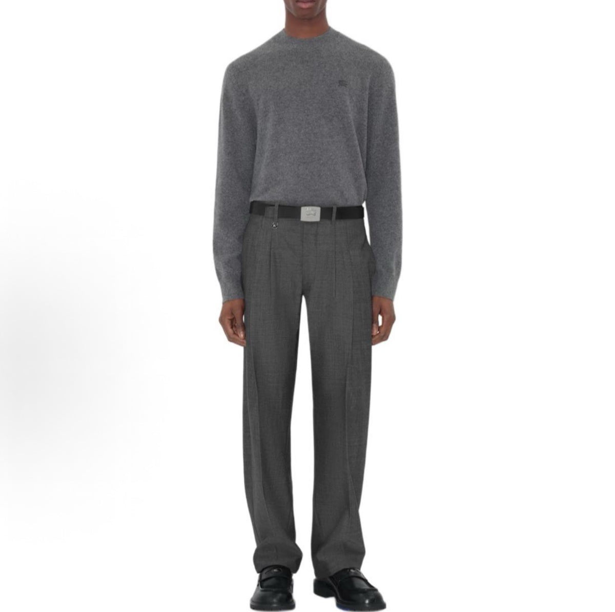 Ralph Lauren Crewneck Knit Sweater-Gray