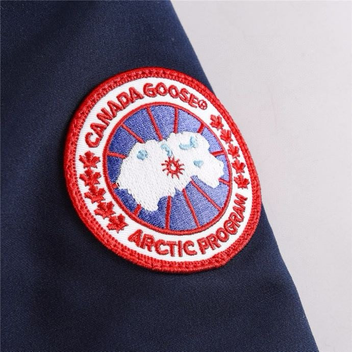 Canada Goose Snow Mantra Navy Reflective Stripe Extreme Cold Parka Men Women