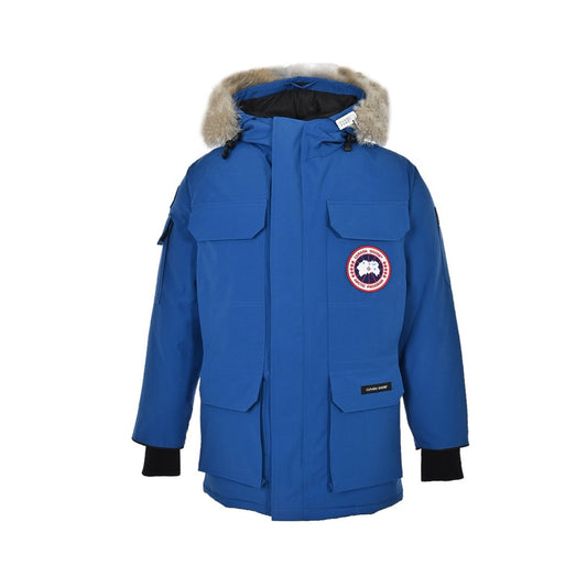Canada Goose Expedition Royal Blue Extreme Cold Winter Parka Men Women