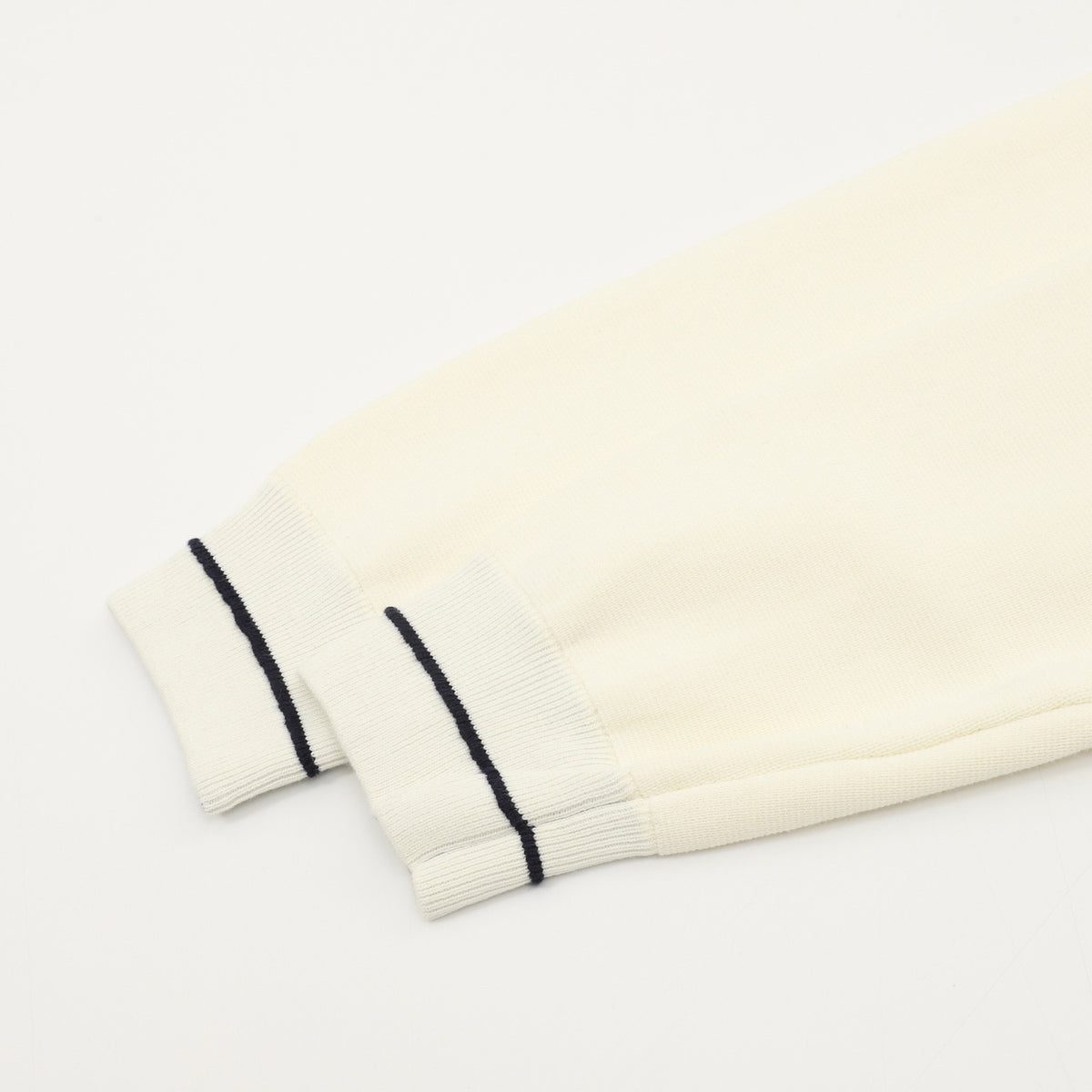 Louis Vuitton Color Block Stand Collar Zip Knit Jacket Luxury Full Zip Outerwear Off White & Light Grey