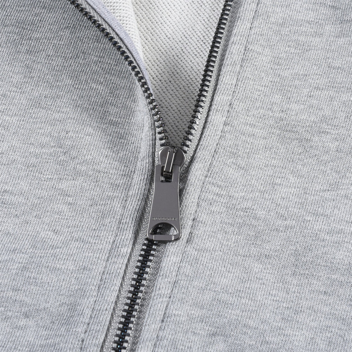 Burberry Heather Grey TB Monogram Embroidered Zip Up Hoodie Check Lined Hood Unisex