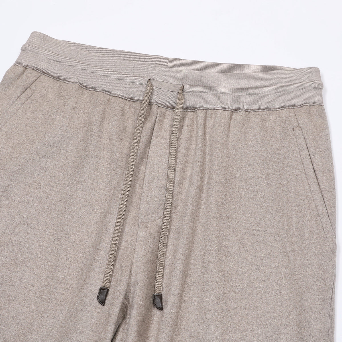Polo Ralph Lauren Drawstring Waist Straight Leg Knit Sweatpants Unisex Light Khaki Heather
