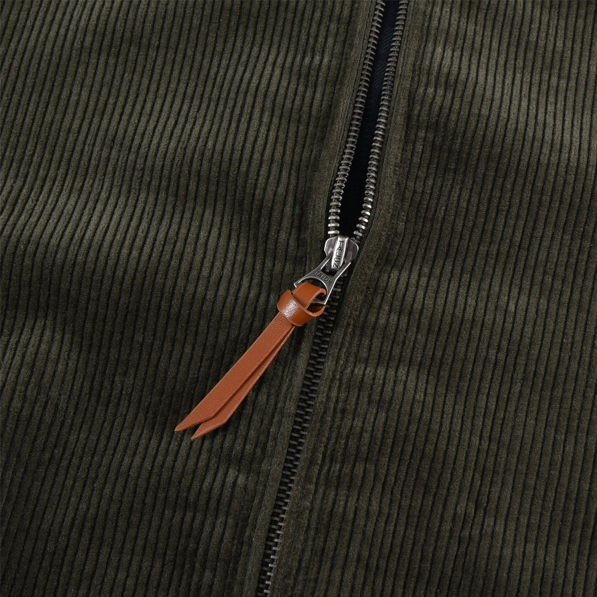 Polo Ralph Lauren Olive Corduroy Bomber Jacket Pony Logo Zip Coat