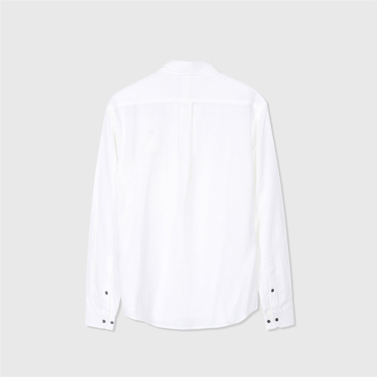 AMI Paris White Heart A Logo Long Sleeve Button Down Shirt Unisex