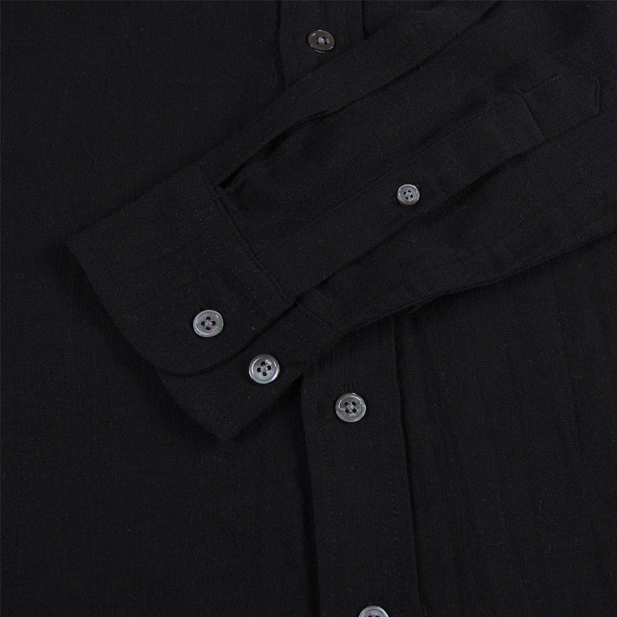 AMI Paris Black Heart A Logo Long Sleeve Button Down Shirt Unisex