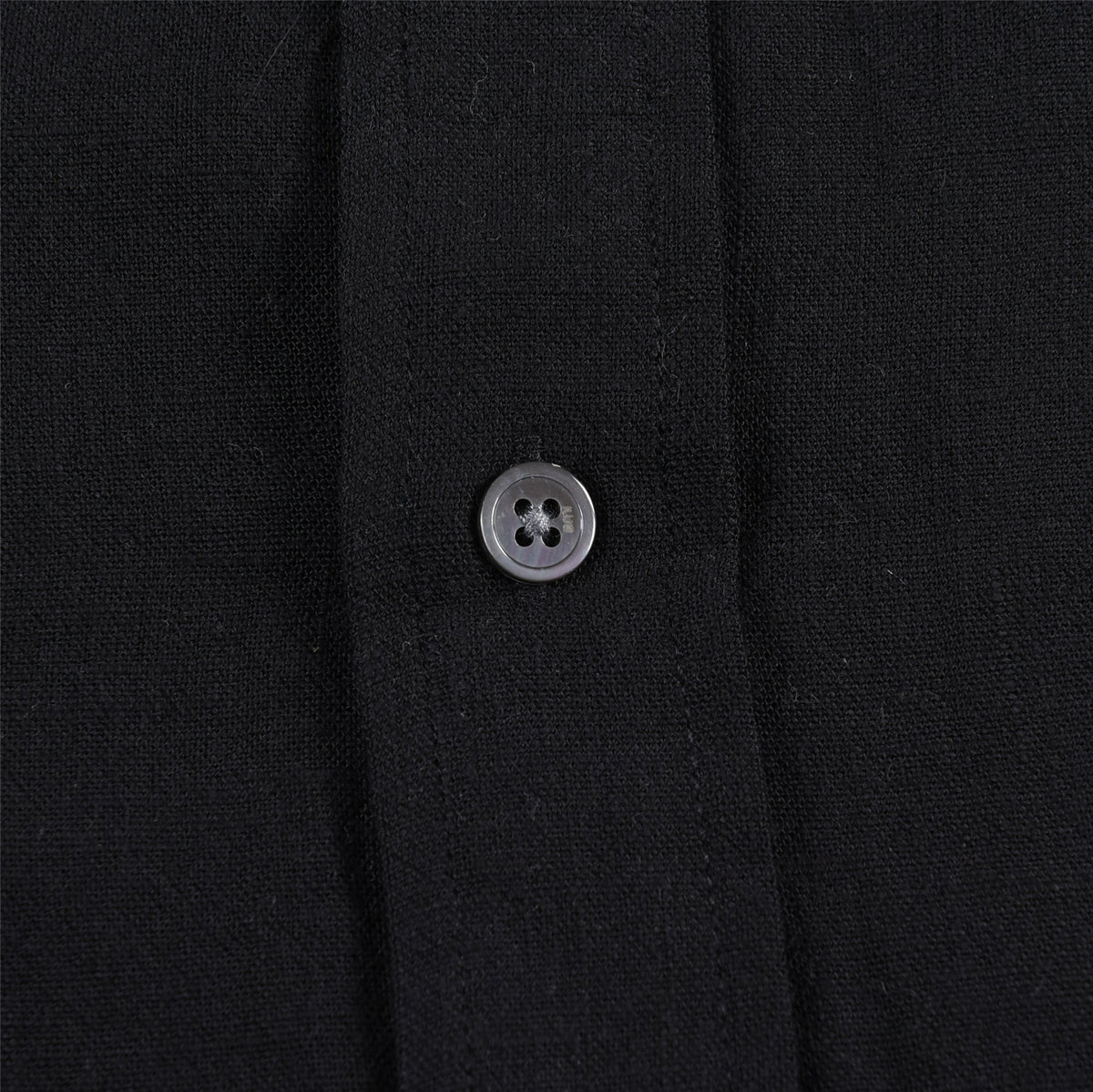 AMI Paris Black Heart A Logo Long Sleeve Button Down Shirt Unisex