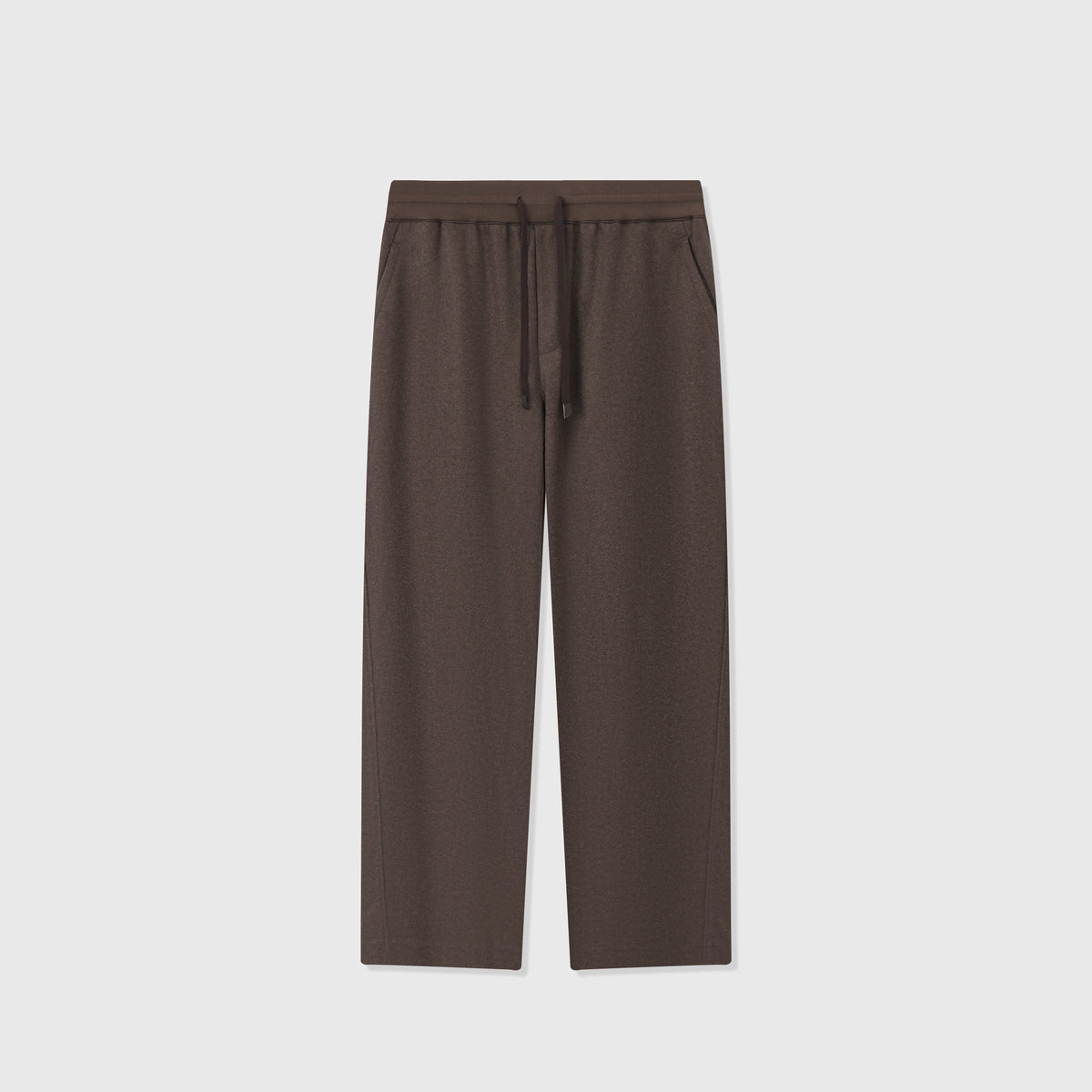 Polo Ralph Lauren Drawstring Waist Straight Leg Knit Sweatpants Unisex Dark Brown Heather