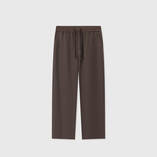 Polo Ralph Lauren Drawstring Waist Straight Leg Knit Sweatpants Unisex Dark Brown Heather