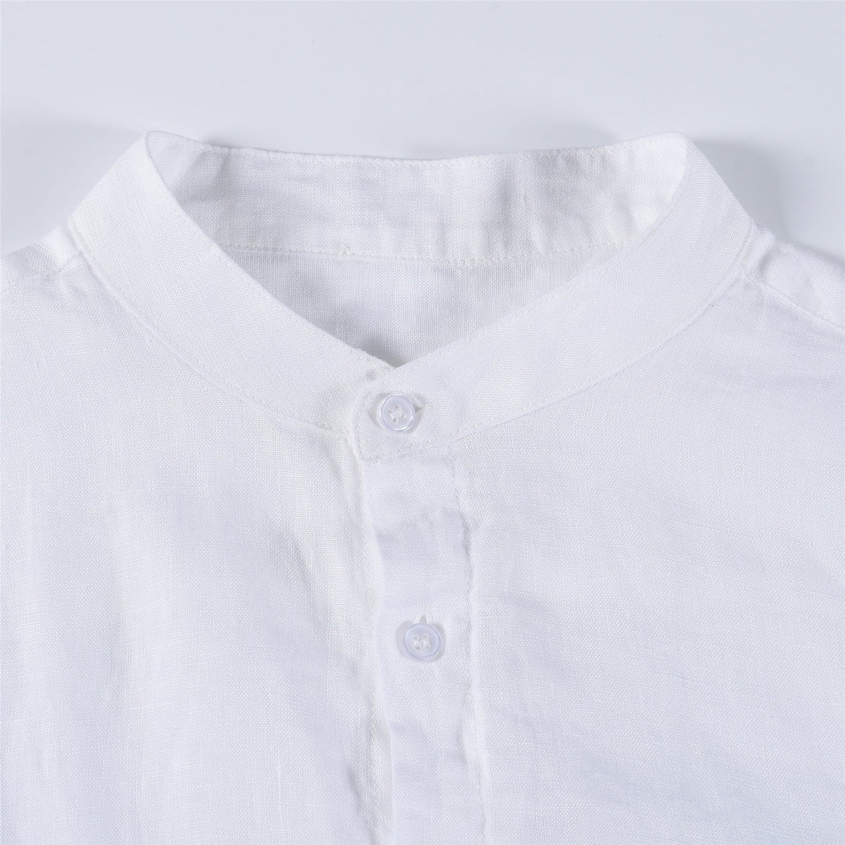 Loro Piana Soft Linen Button Up Casual Shirt Unisex White