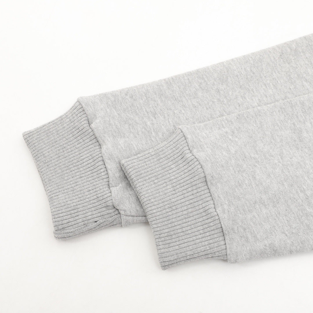 Burberry Heather Grey Vintage Check Hood Panel Hoodie Unisex