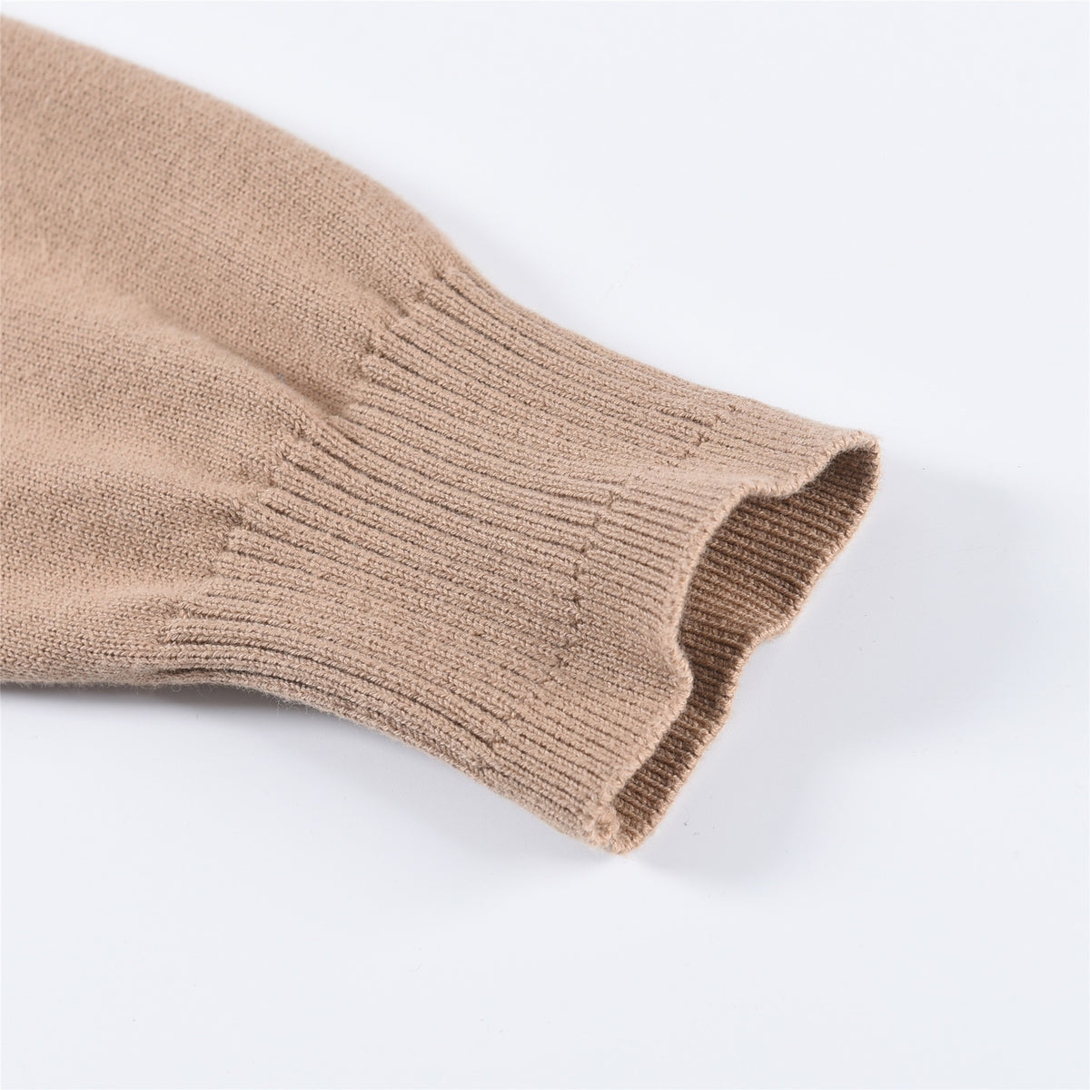 Polo Ralph Lauren Camel V-Neck Knit Sweater Beige Pony Logo Casual Pullover Unisex