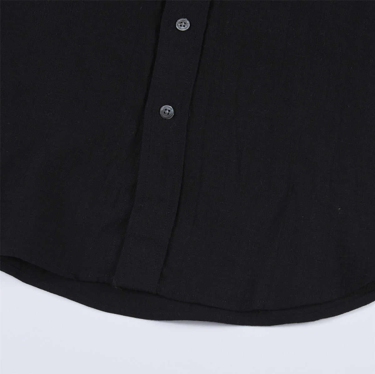 AMI Paris Black Heart A Logo Long Sleeve Button Down Shirt Unisex