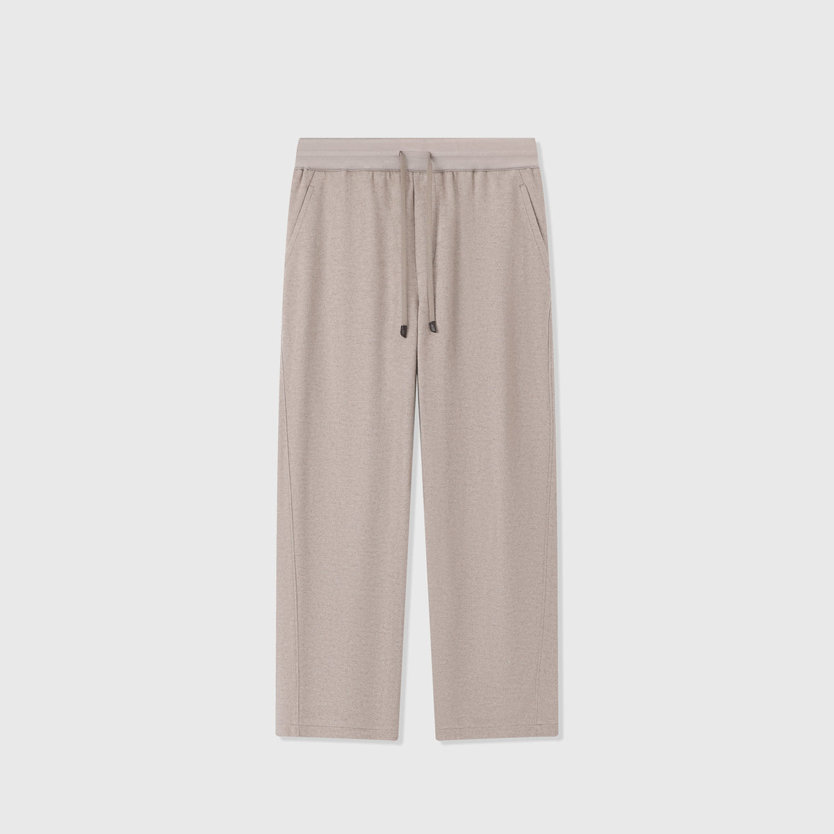 Polo Ralph Lauren Drawstring Waist Straight Leg Knit Sweatpants Unisex Light Khaki Heather