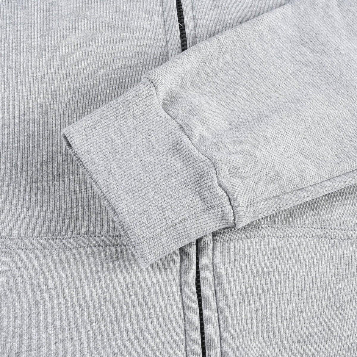 Burberry Heather Grey B Square Patch Zip Up Hoodie Vintage Check Hood Lining Unisex