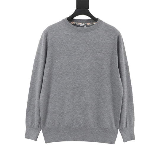 Ralph Lauren Crewneck Knit Sweater-Gray