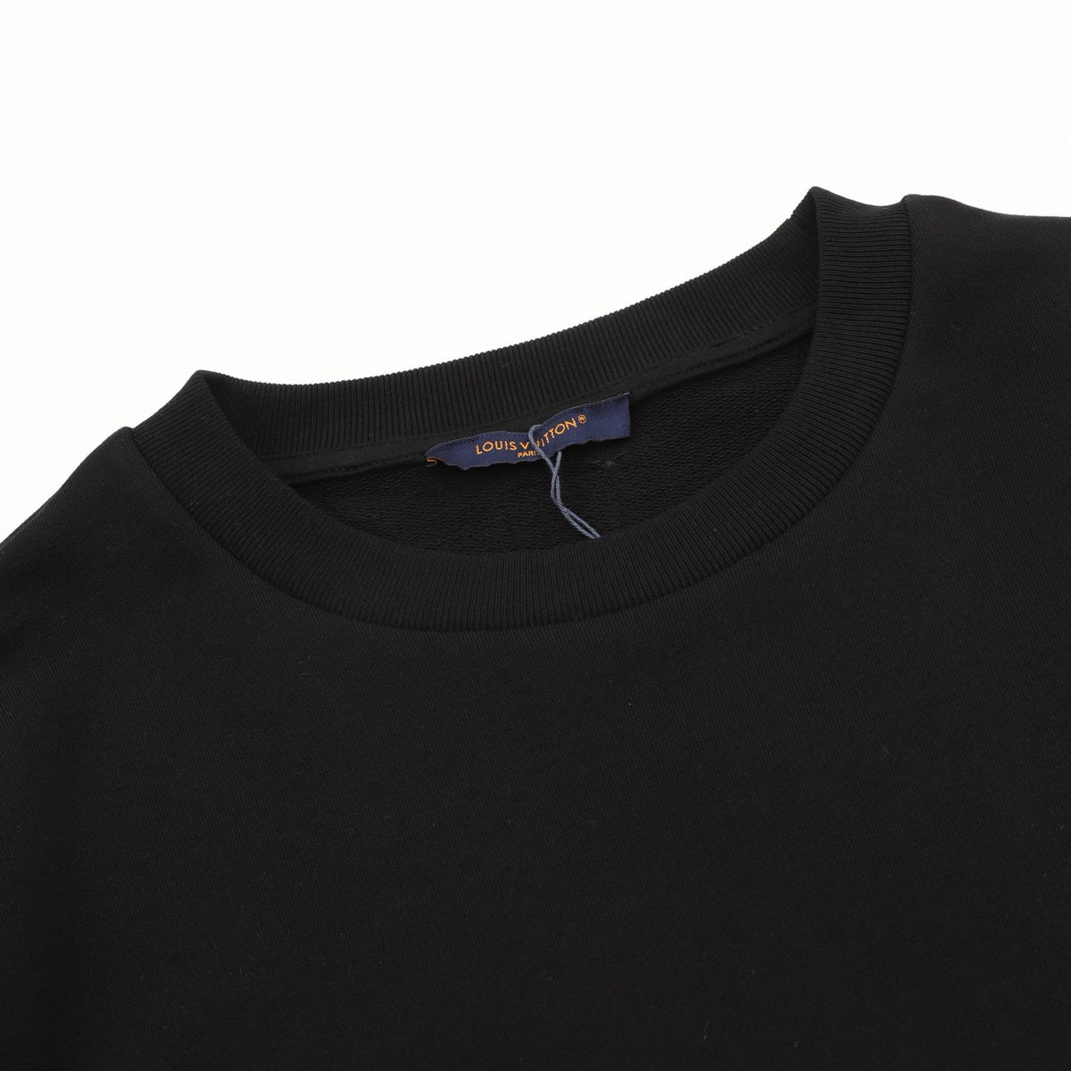 Louis Vuitton 3D Raised Monogram Crewneck Sweatshirt Unisex Pullover Black