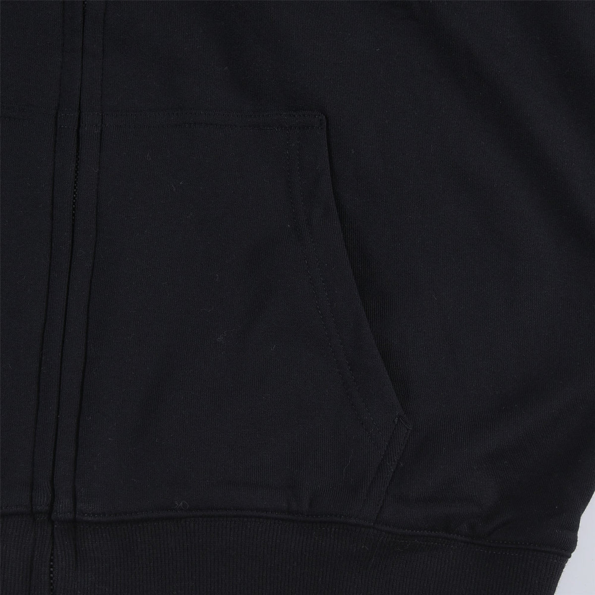 Burberry Black B Square Patch Zip Up Hoodie Vintage Check Hood Lining Unisex