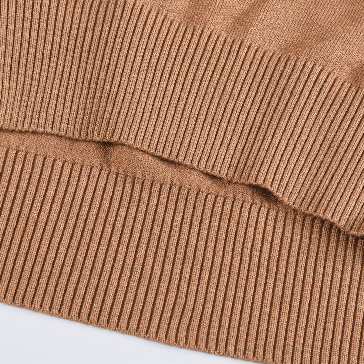 Burberry Crew Neck Knit Sweater – Camel