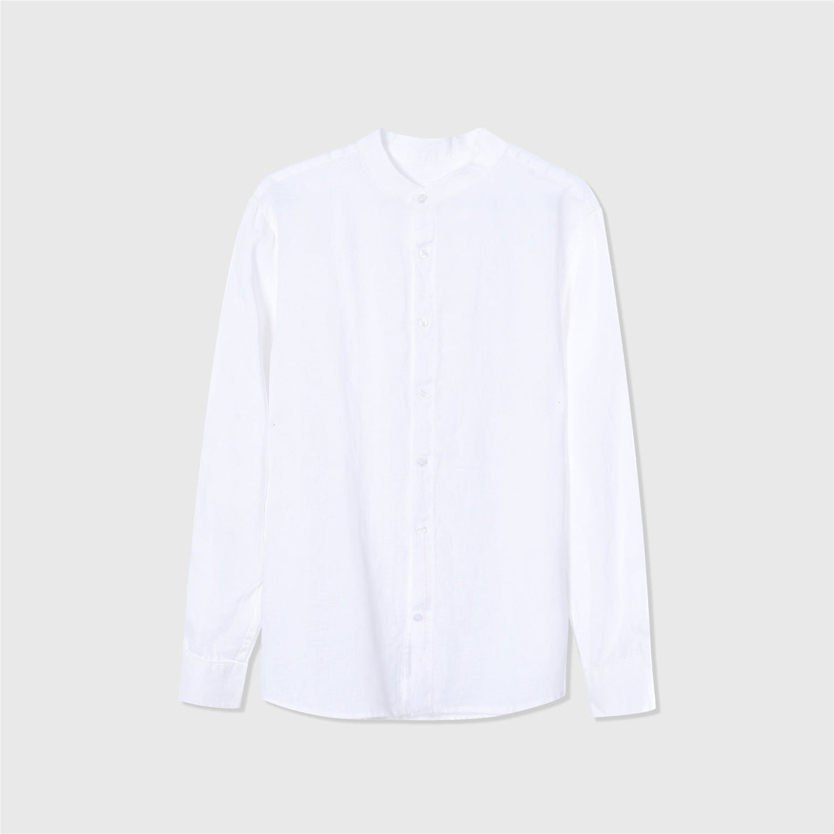 Loro Piana Soft Linen Button Up Casual Shirt Unisex White