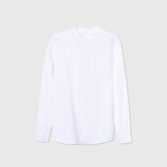 Loro Piana Soft Linen Button Up Casual Shirt Unisex White