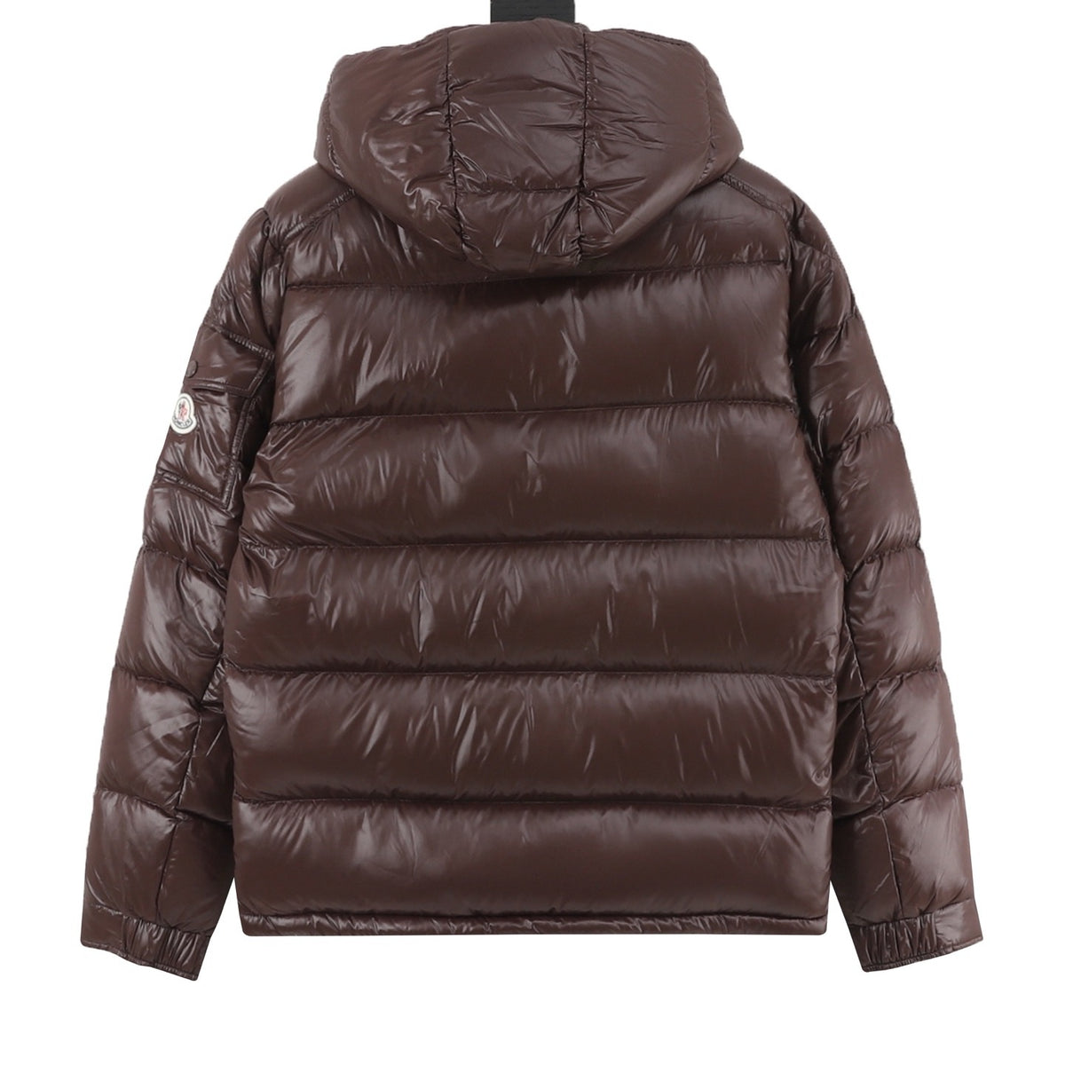 Moncler Maya Hooded Short Down Jacket Luxury Winter Puffer Coat Unisex Dark Brown