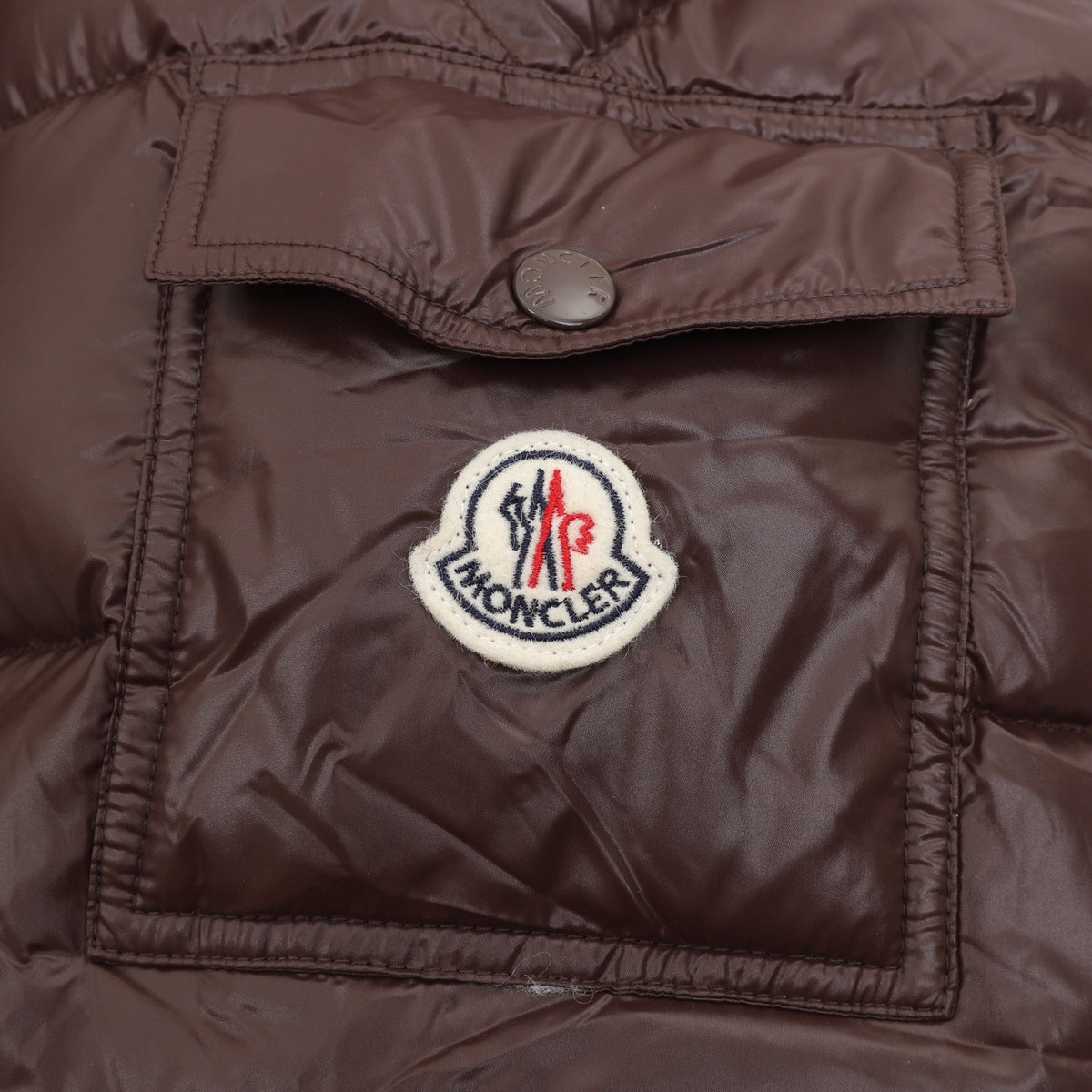 Moncler Maya Hooded Short Down Jacket Luxury Winter Puffer Coat Unisex Dark Brown
