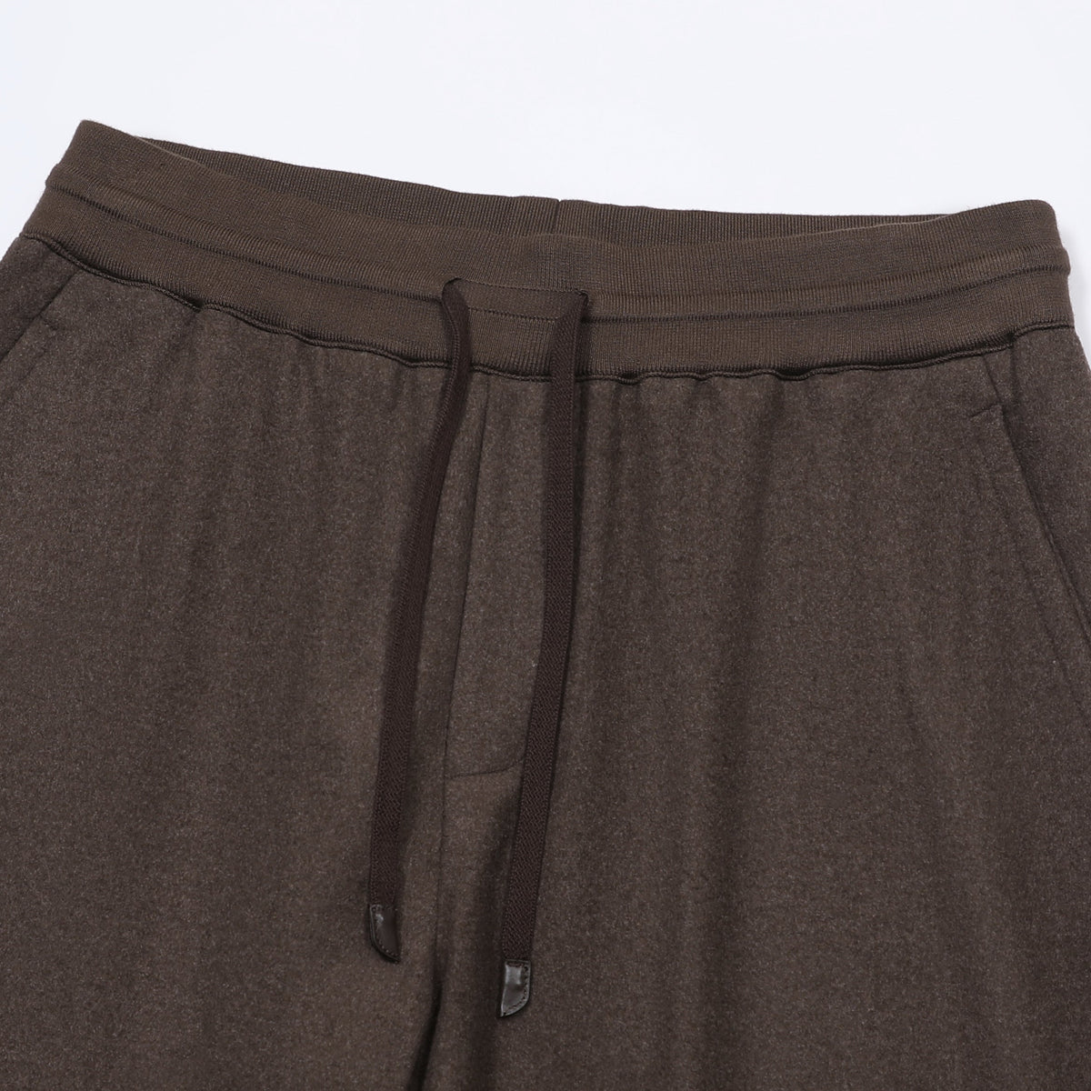 Polo Ralph Lauren Drawstring Waist Straight Leg Knit Sweatpants Unisex Dark Brown Heather
