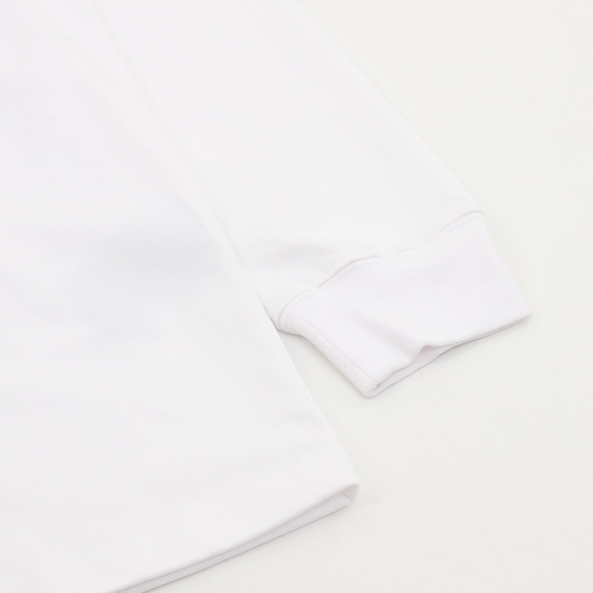 Dior Chest Tag Logo Long Sleeve T-shirt Unisex Christian Dior Label Casual Tee White