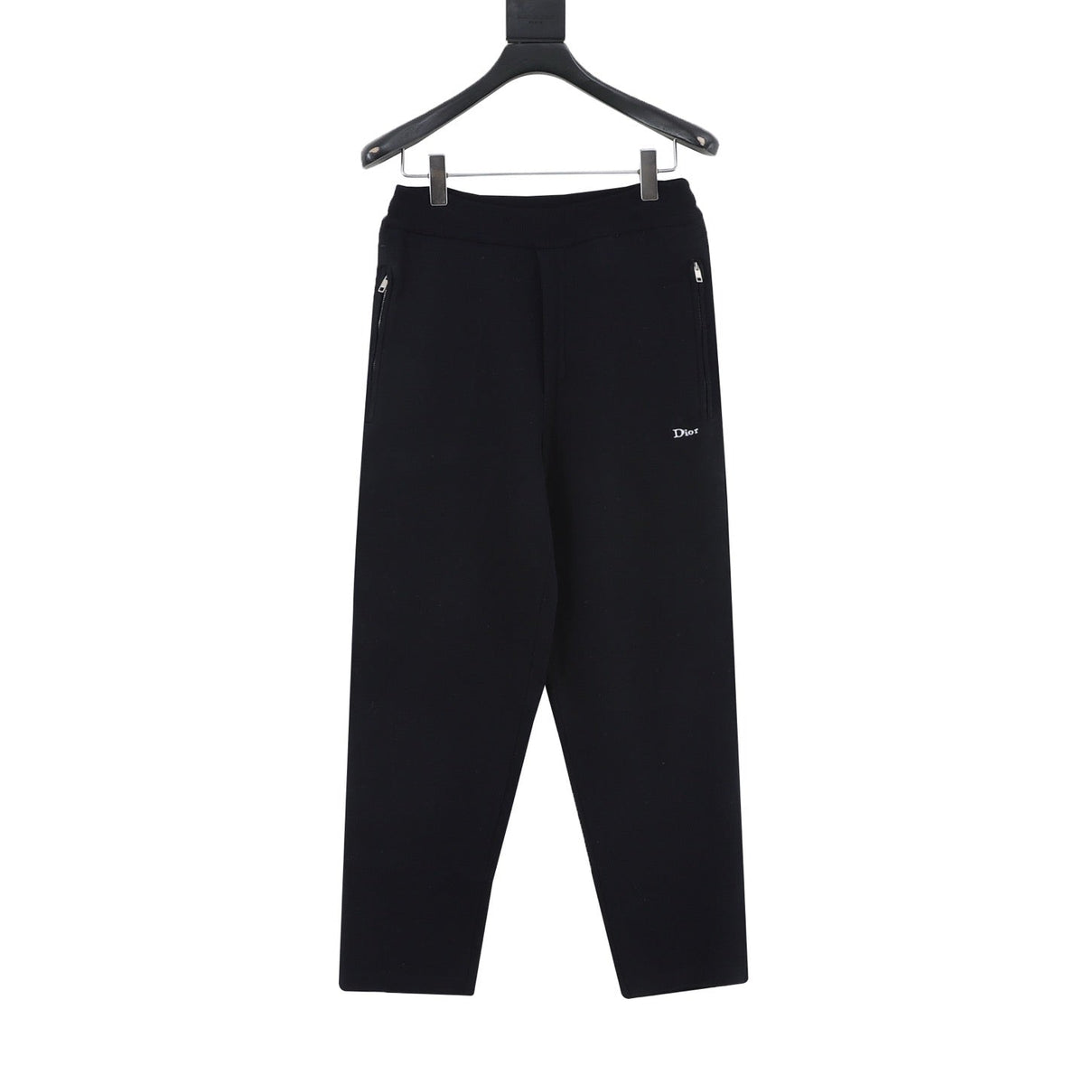 Dior Embroidered Logo Relaxed Fit Track men's Pants Premium Cotton Jogger Black