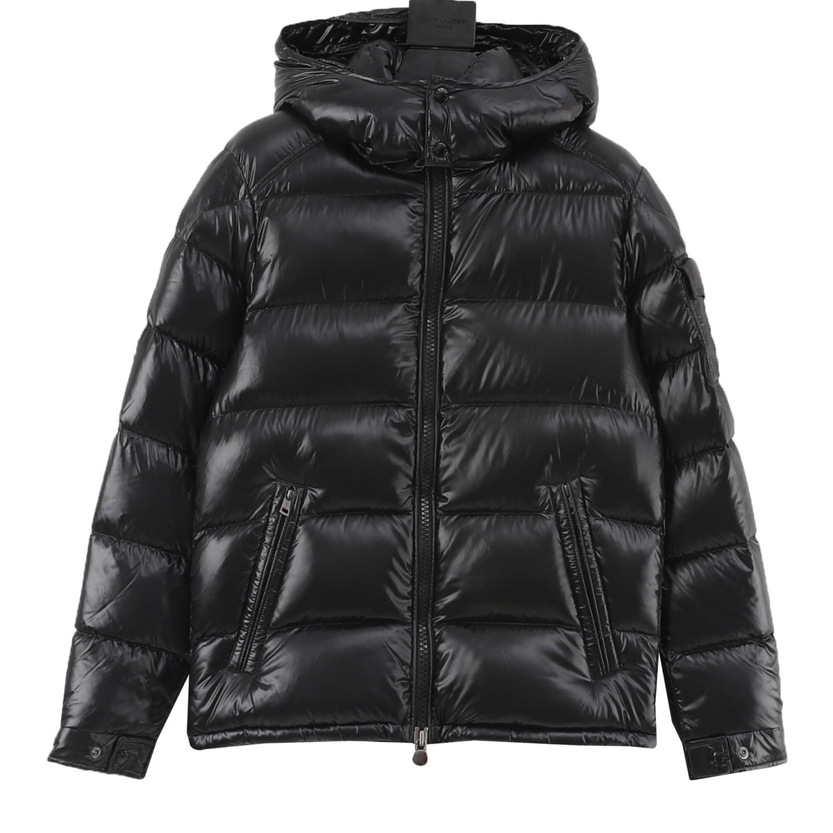 Moncler Maya Hooded Short Down Jacket Luxury Winter Puffer Coat Unisex Black