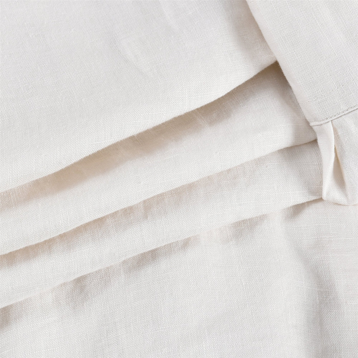 Loro Piana Soft Linen Button Up Casual Shirt Unisex Off-white / Cream