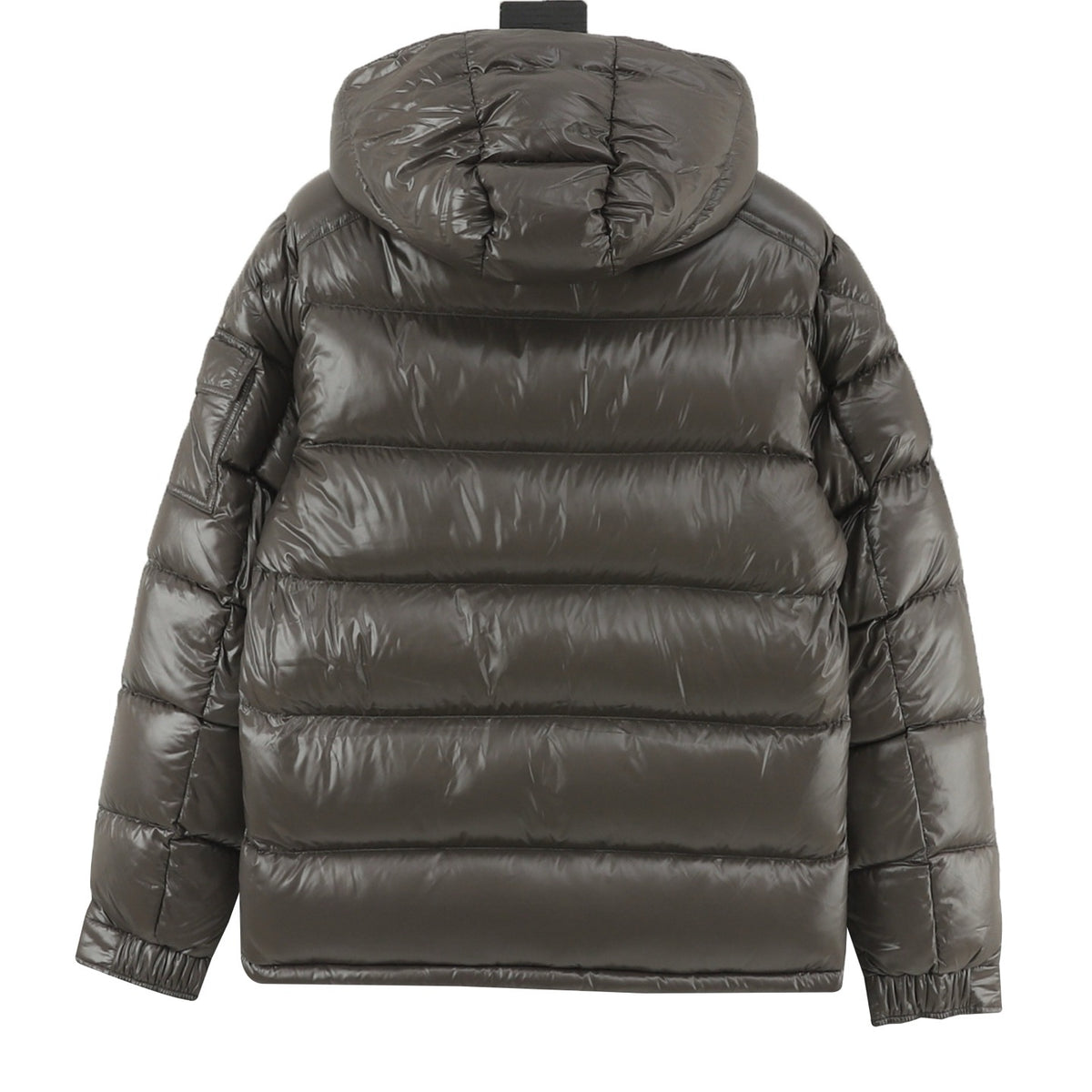 Moncler Maya Hooded Short Down Jacket Luxury Winter Puffer Coat Unisex Dark Olive Green