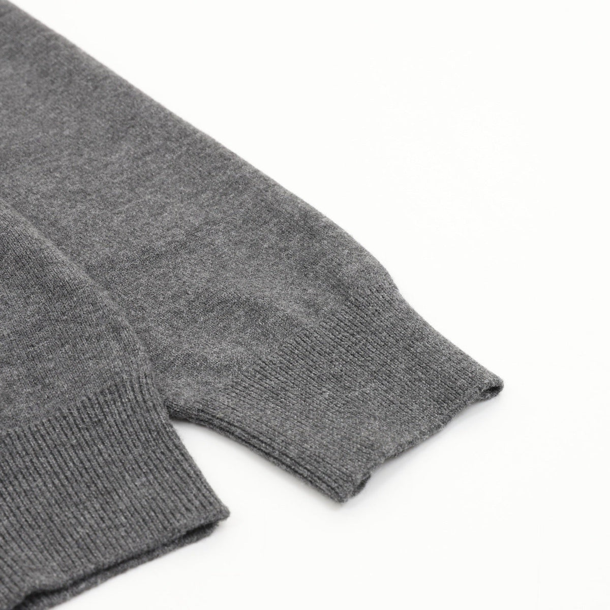 Louis Vuitton Embossed LV Logo Zip Knit Cardigan Unisex Heather Grey Half-Zip Knit Outerwear