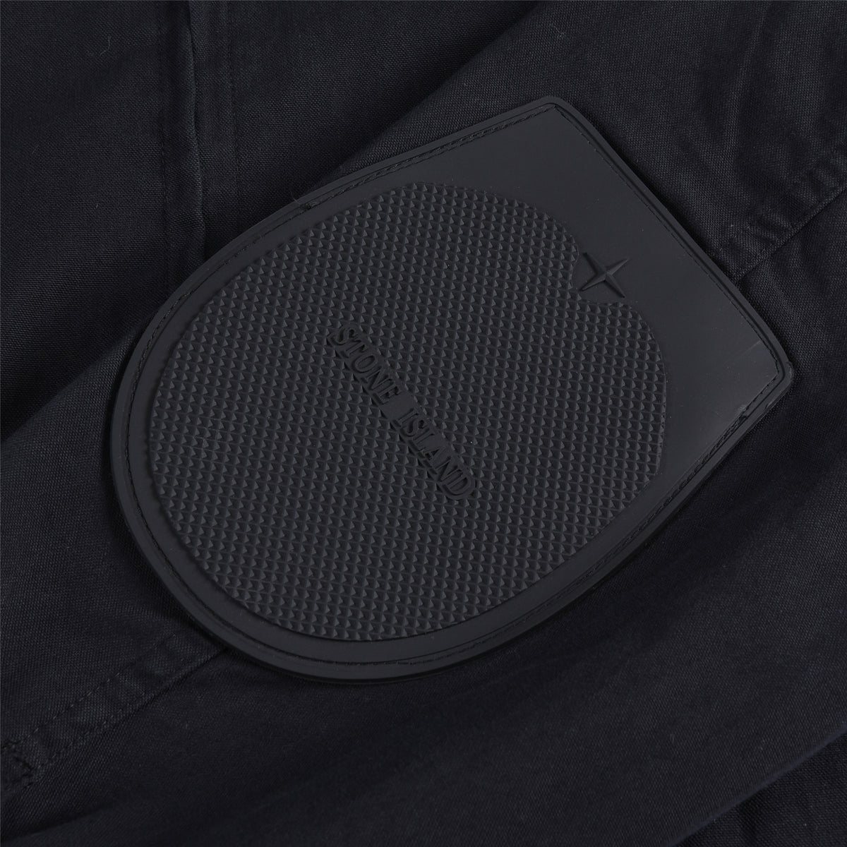 Stone Island Navy Field Jacket Unisex Zip Up Collared Overshirt Compass Badge