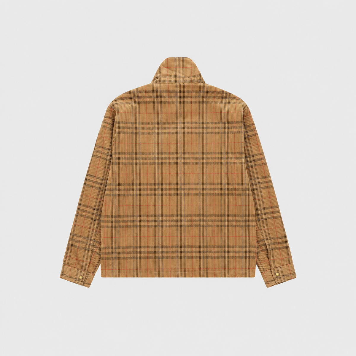 Burberry Vintage Check Corduroy Stand Collar Jacket Unisex